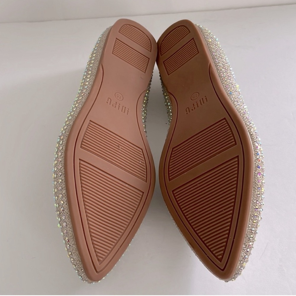 D!D!Fu Shoes Womens Ballet Rhinestone Crystals Flats Mary Jane  Size 7.5US NEW - Picture 7 of 7